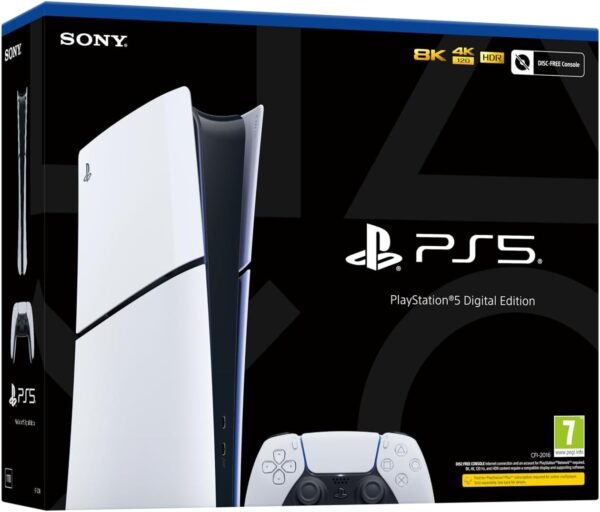 PlayStation 5 Digital Edition Console (Disc Free)